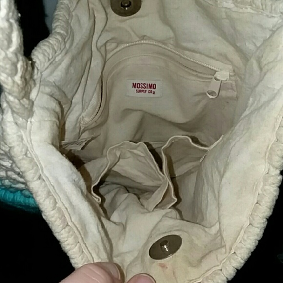 Blue and beige purse - Picture 5 of 5